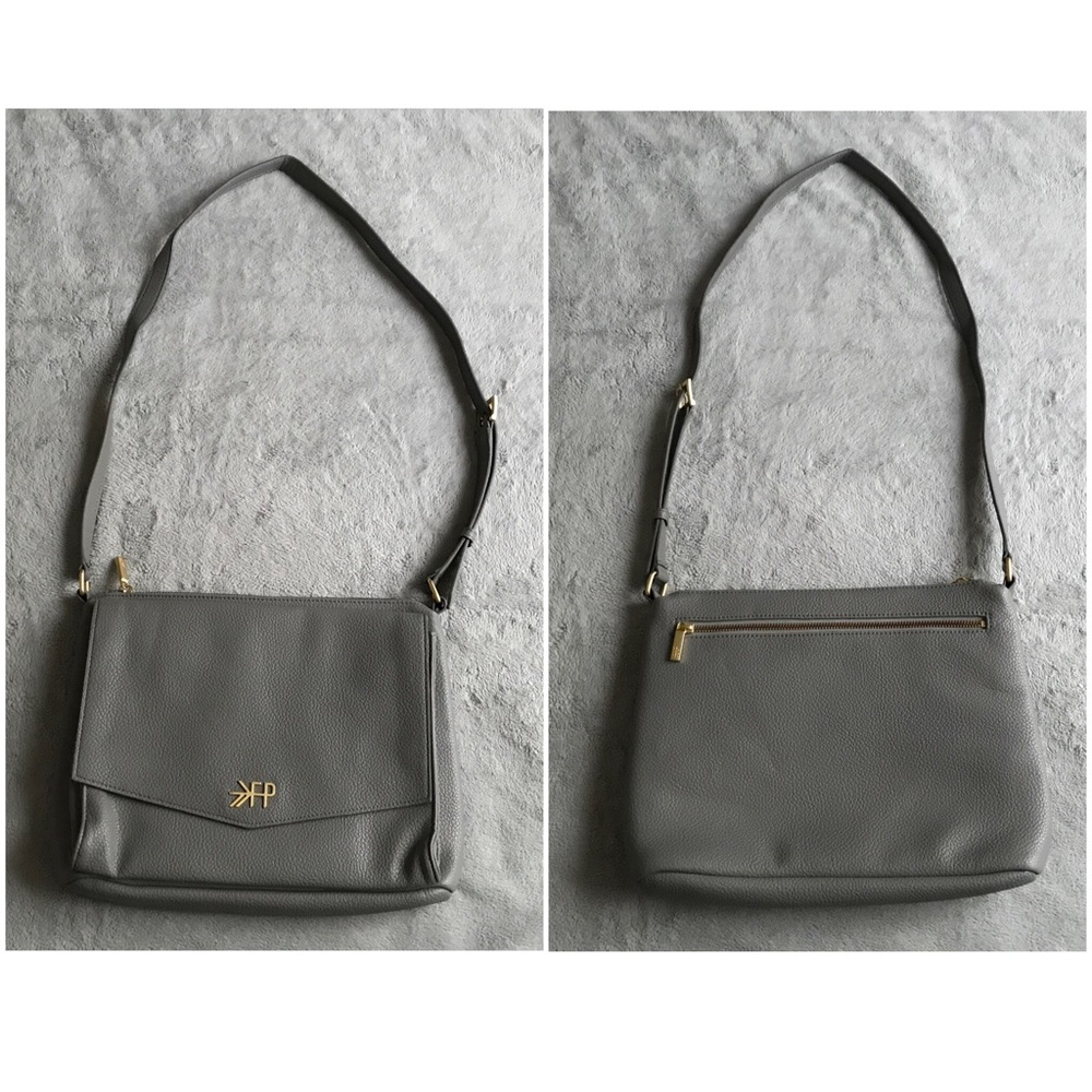 Freshly Picked Classic Crossbody Diaper Bag Gray - Picture 2 of 16